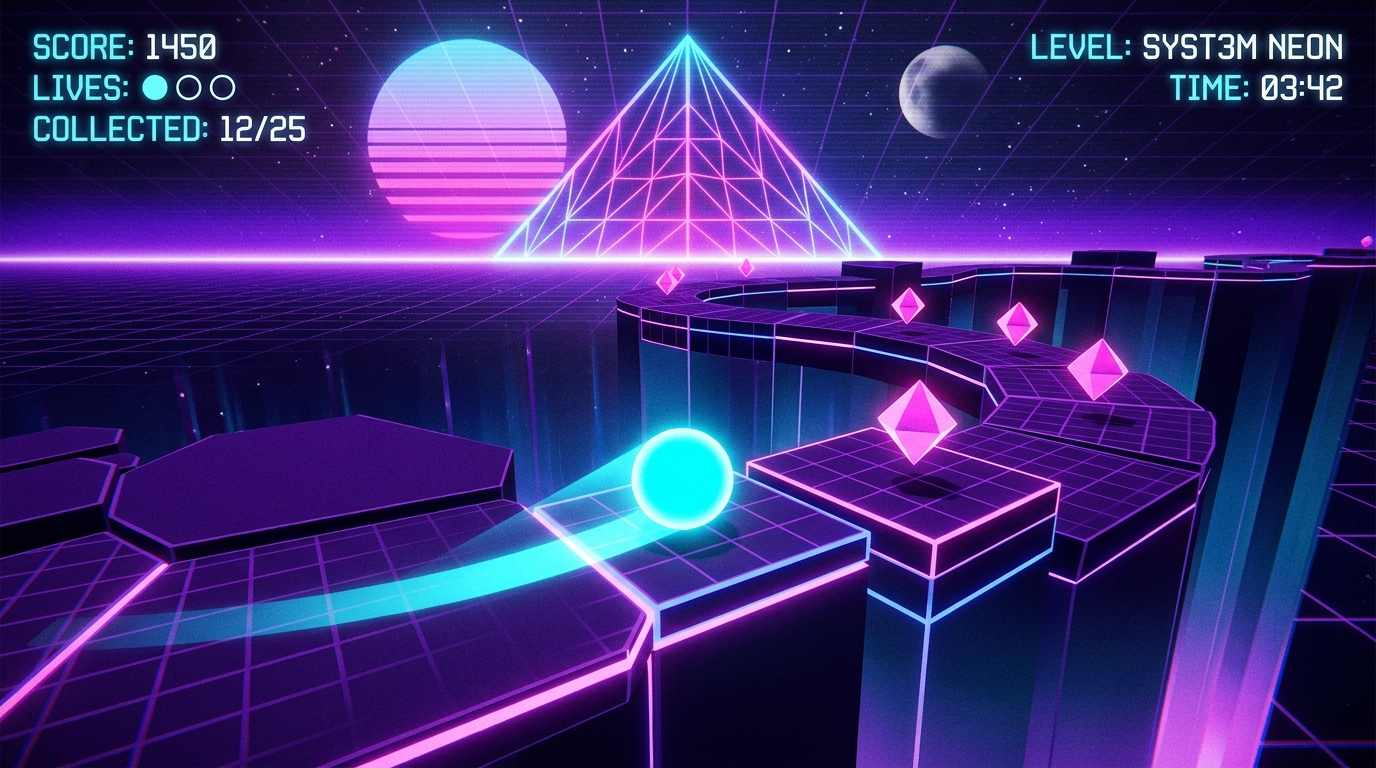 Helios 3D Platformer Mockup