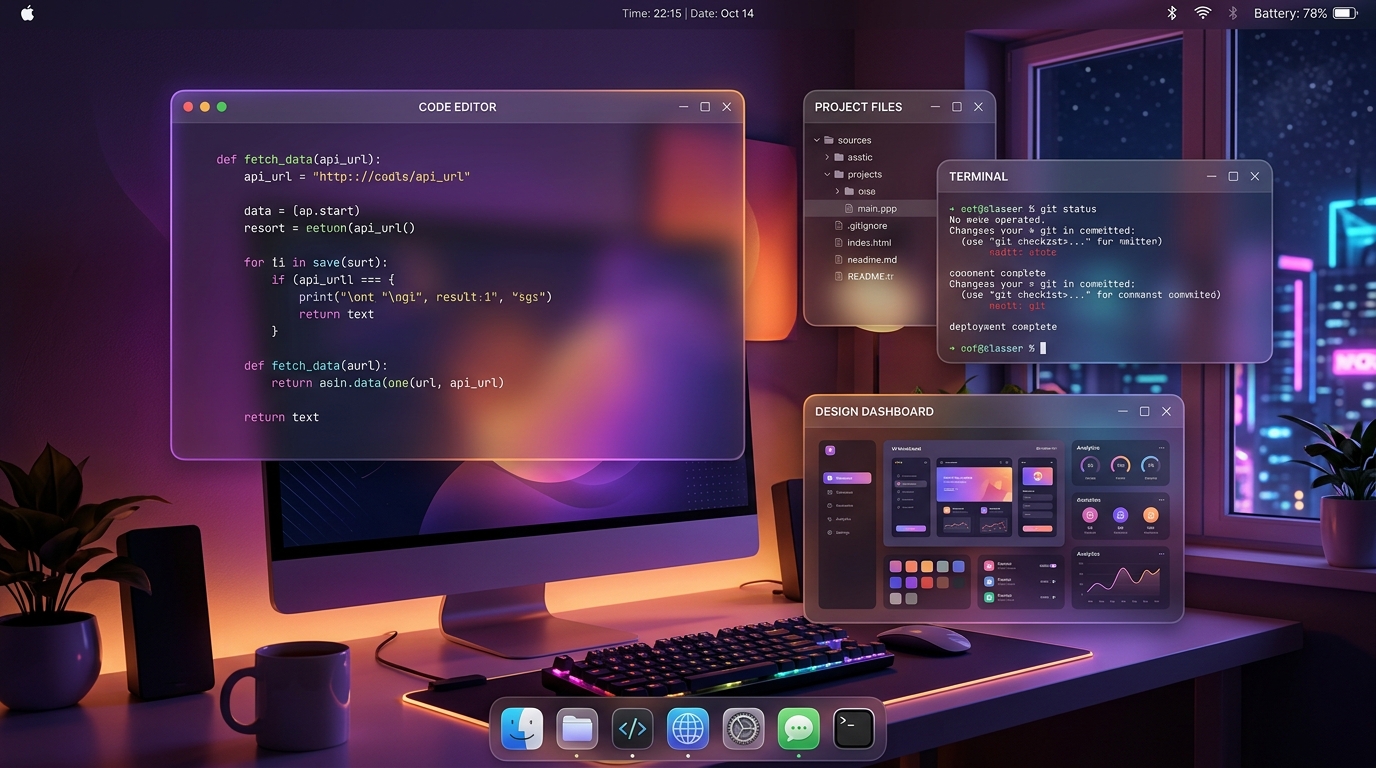 Helios OS Web Mockup